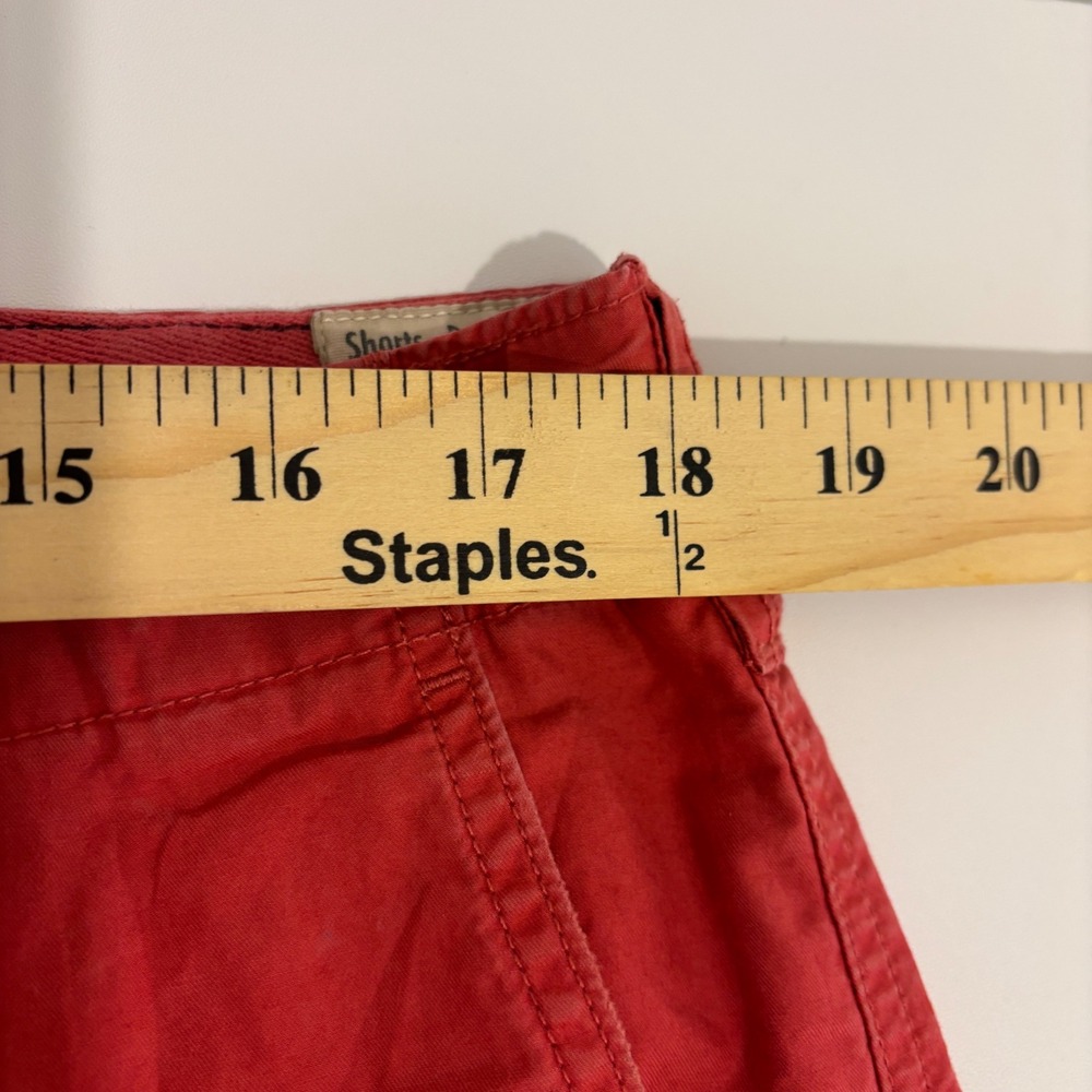 Polo Ralph Lauren Cargo Shorts Mens Size 36 Red Pockets Longer Inseam 10 inches - Picture 5 of 10